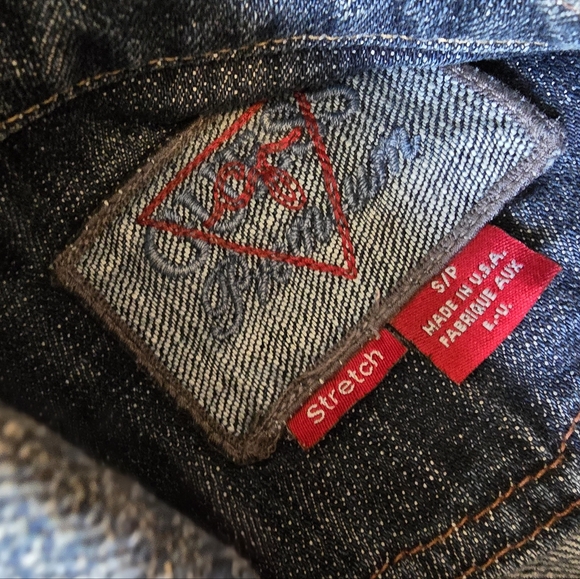 Vintage Guess Denim Crop Jacket - Picture 4 of 7